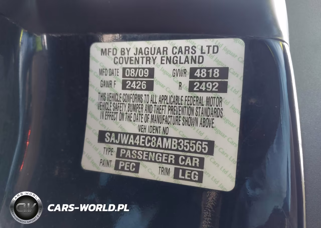 2010 Jaguar Xk Xkr VIN:SAJWA4EC8AMB35565 - 9