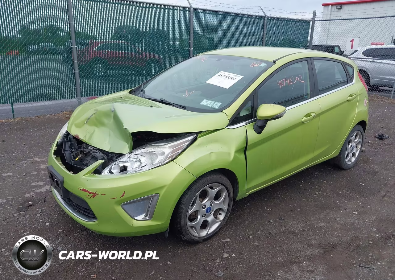 2012 Ford Fiesta Ses VIN:3FADP4FJ7CM117943 - 2