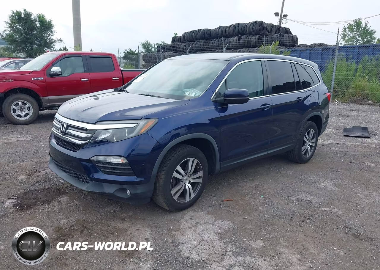 2017 Honda Pilot Ex VIN:5FNYF6H30HB072090 - 2