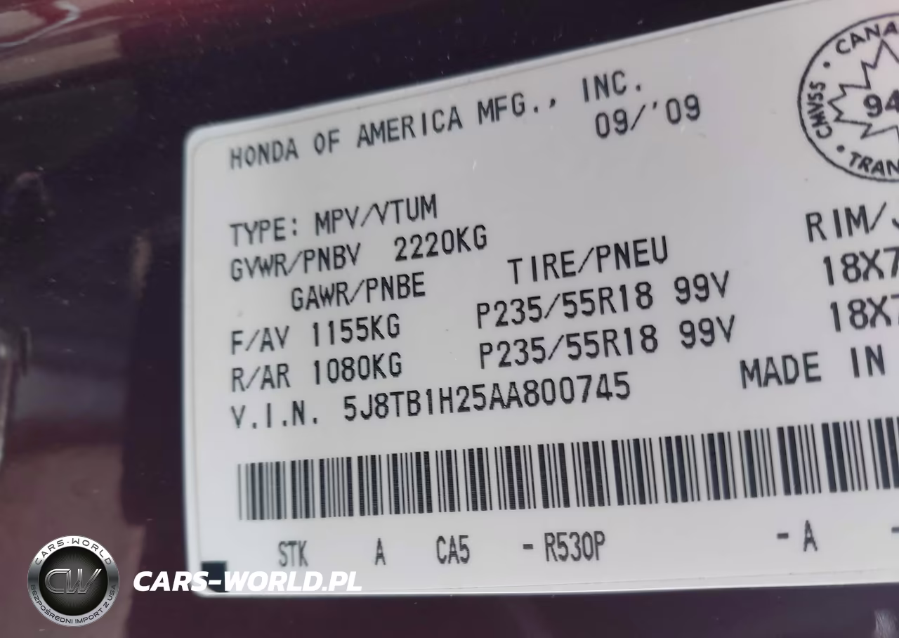 2010 Acura Rdx VIN:5J8TB1H25AA800745 - 9