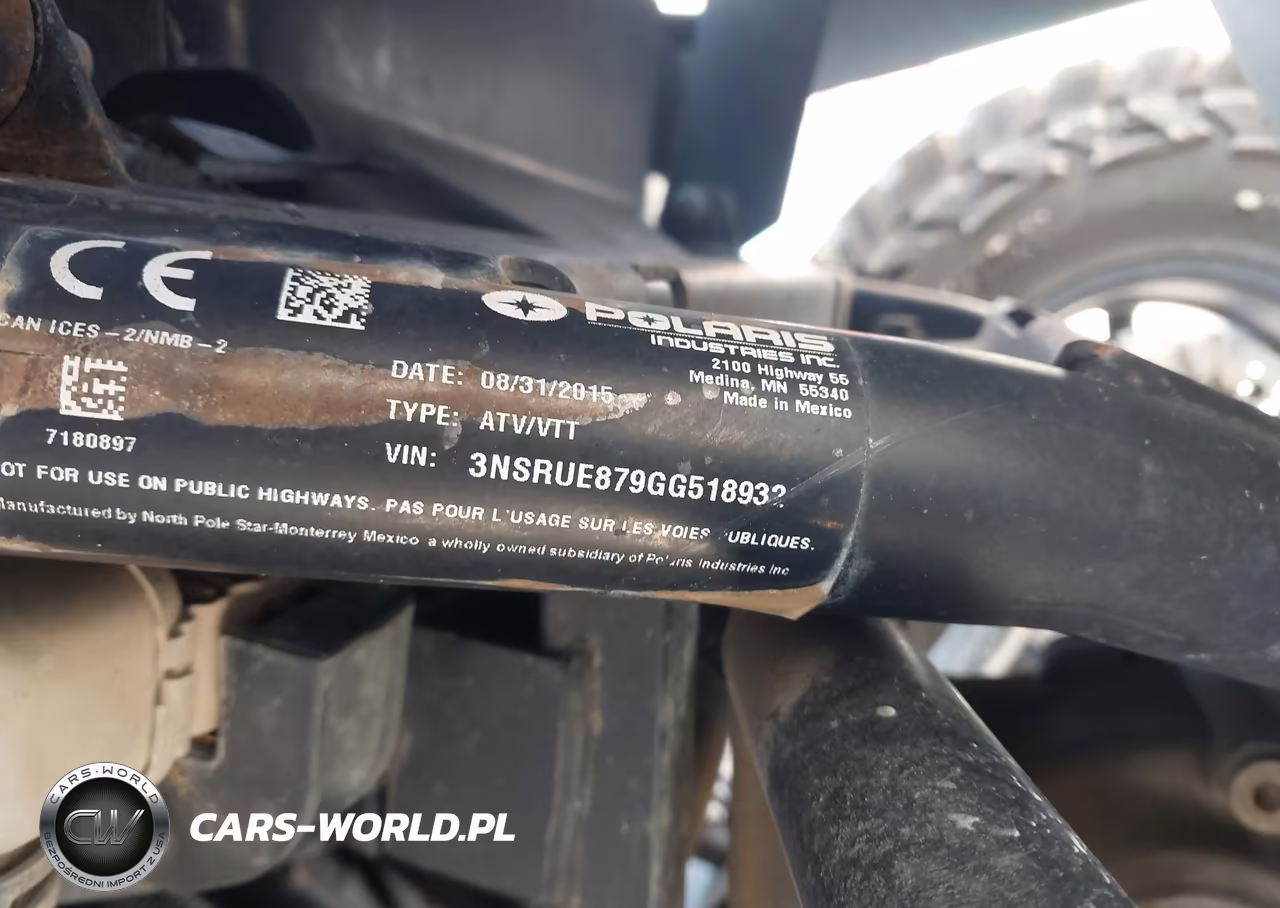 2016 Polaris Ranger Crew 900-5 Eps VIN:3NSRUE879GG518932 - 10