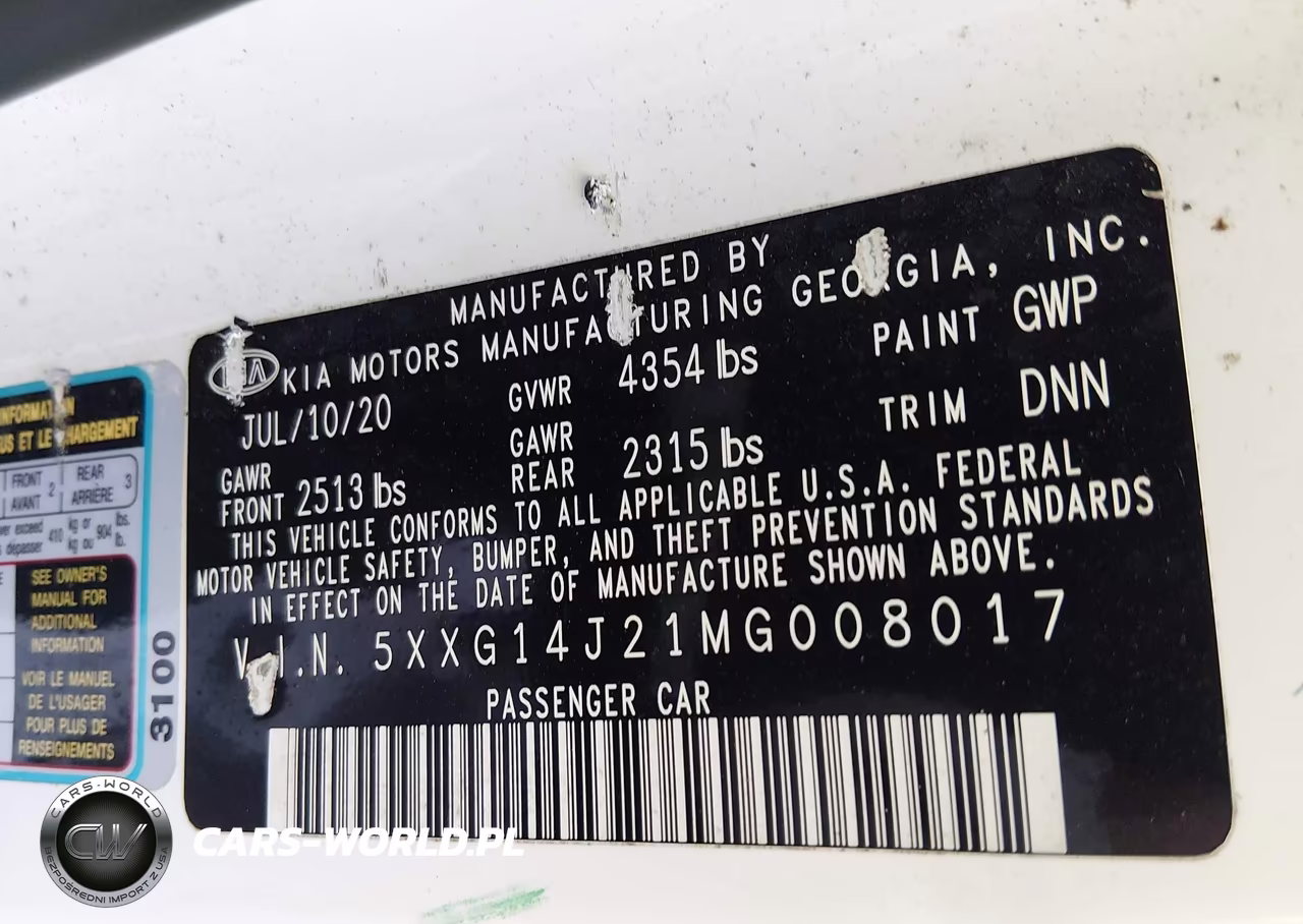 2021 Kia K5 Lxs VIN:5XXG14J21MG008017 - 9