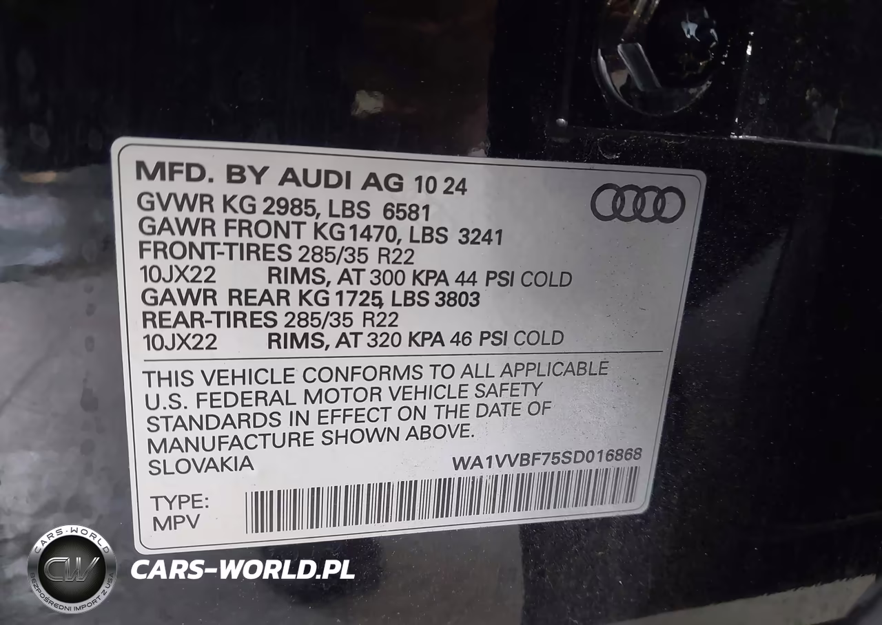 2025 Audi Q7 Prestige 55 Tfsi Quattro Tiptronic VIN:WA1VVBF75SD016868 - 9