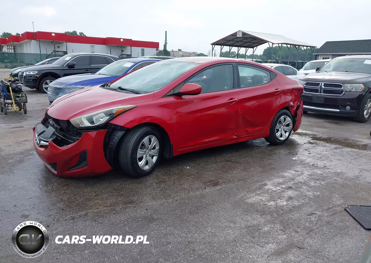 2016 Hyundai Elantra Se VIN:KMHDH4AE9GU489234 - 2