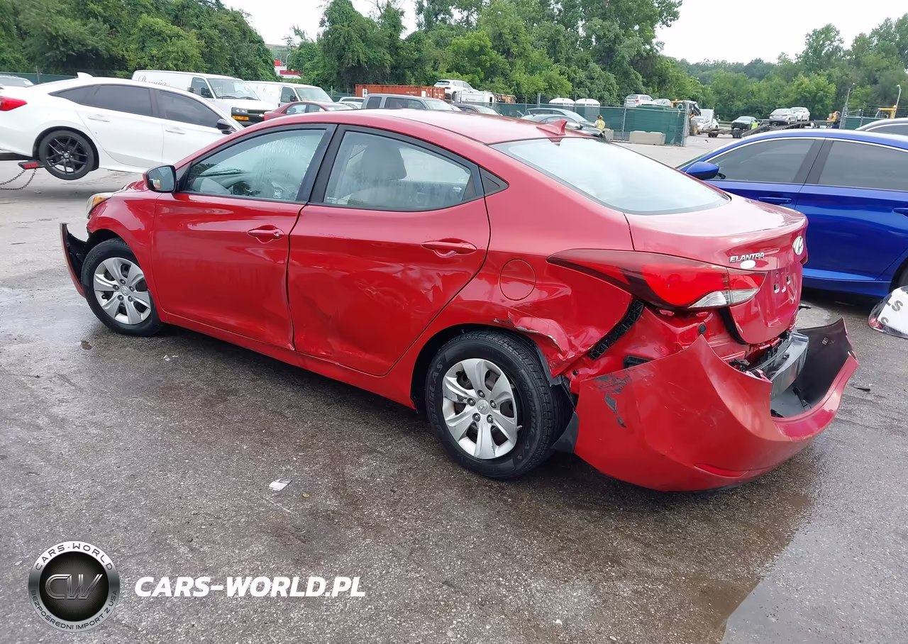 2016 Hyundai Elantra Se VIN:KMHDH4AE9GU489234 - 3