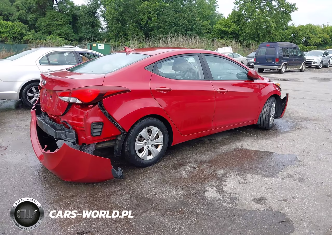 2016 Hyundai Elantra Se VIN:KMHDH4AE9GU489234 - 4
