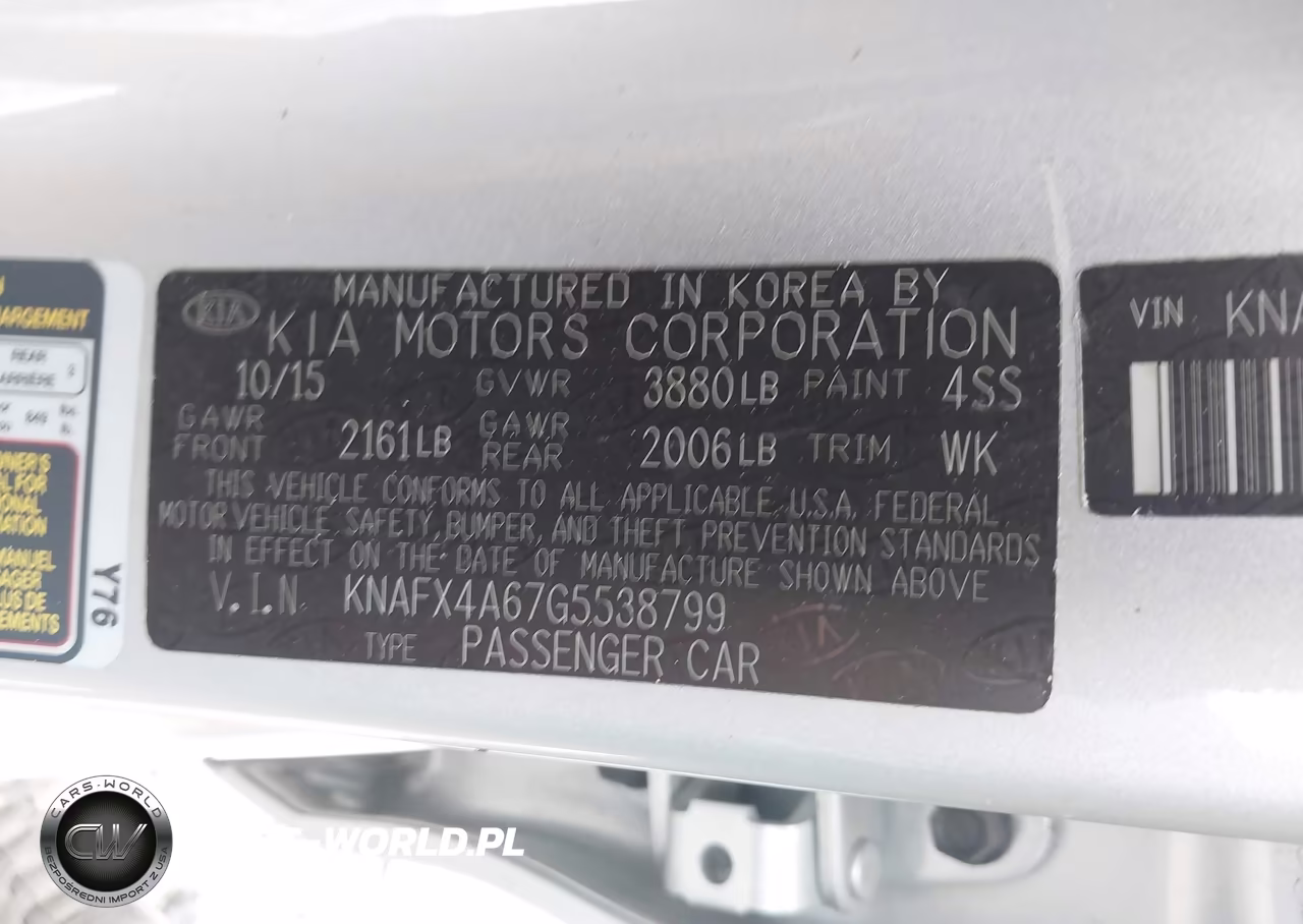 2016 Kia Forte Lx VIN:KNAFX4A67G5538799 - 9
