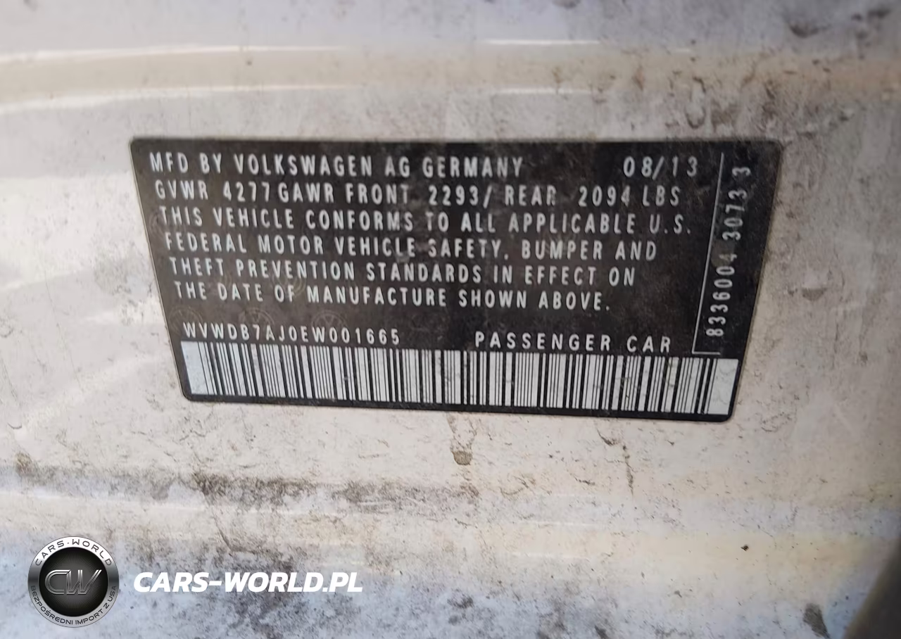 2014 Volkswagen Golf 2.5L (A6) (No Longer Orderable) VIN:WVWDB7AJ0EW001665 - 9