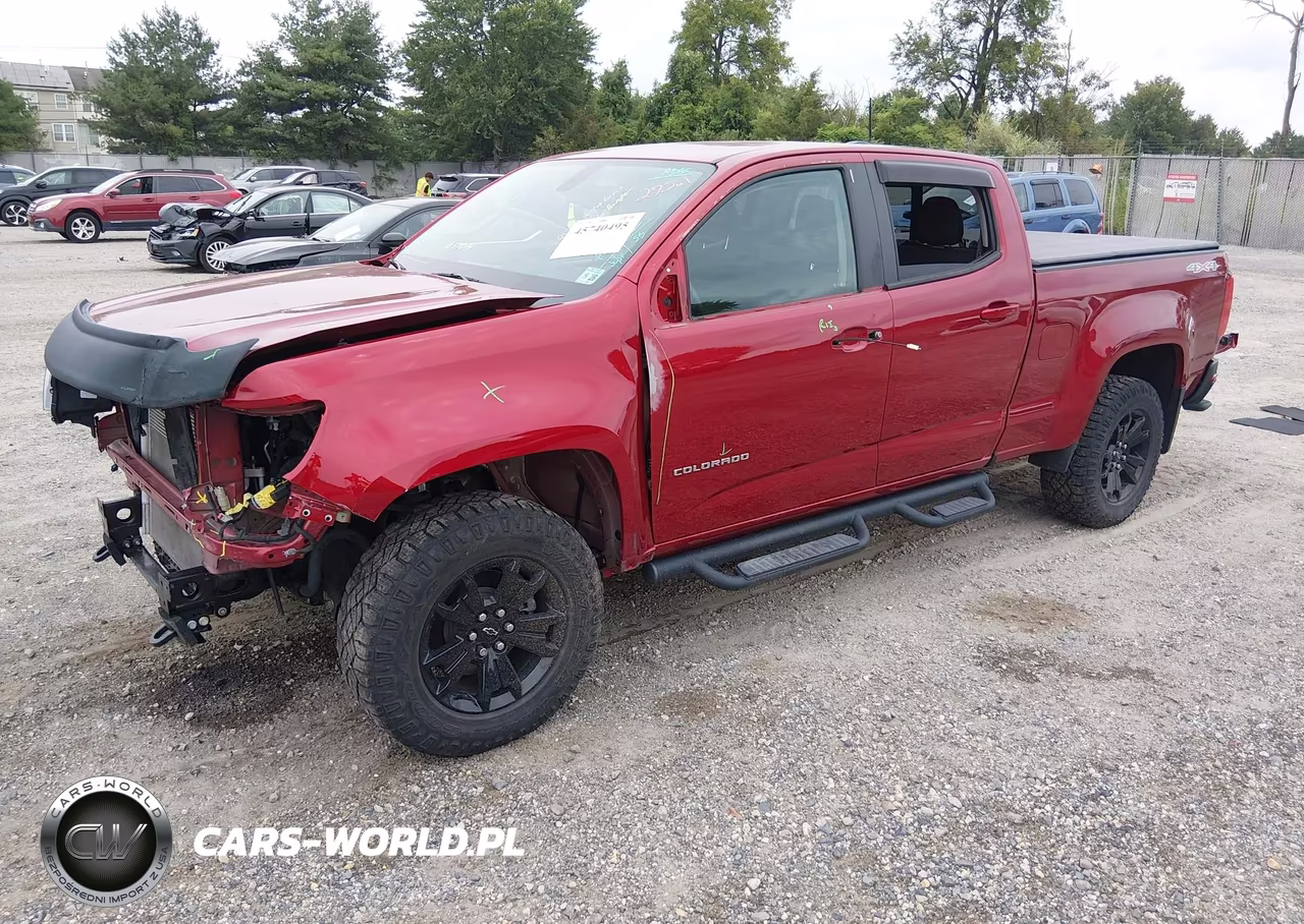 2021 Chevrolet Colorado 4Wd Long Box Lt VIN:1GCGTCEN4M1296684 - 2
