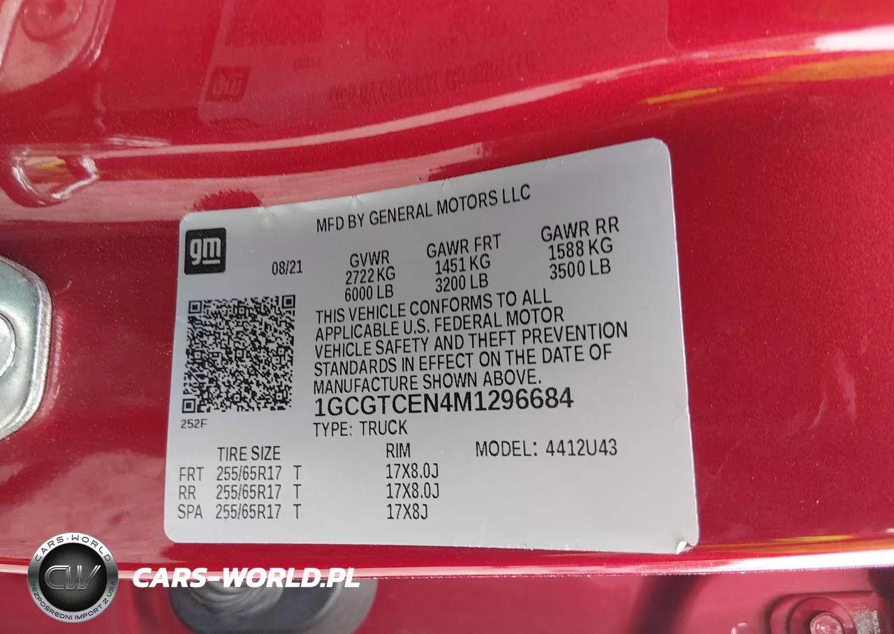 2021 Chevrolet Colorado 4Wd Long Box Lt VIN:1GCGTCEN4M1296684 - 9