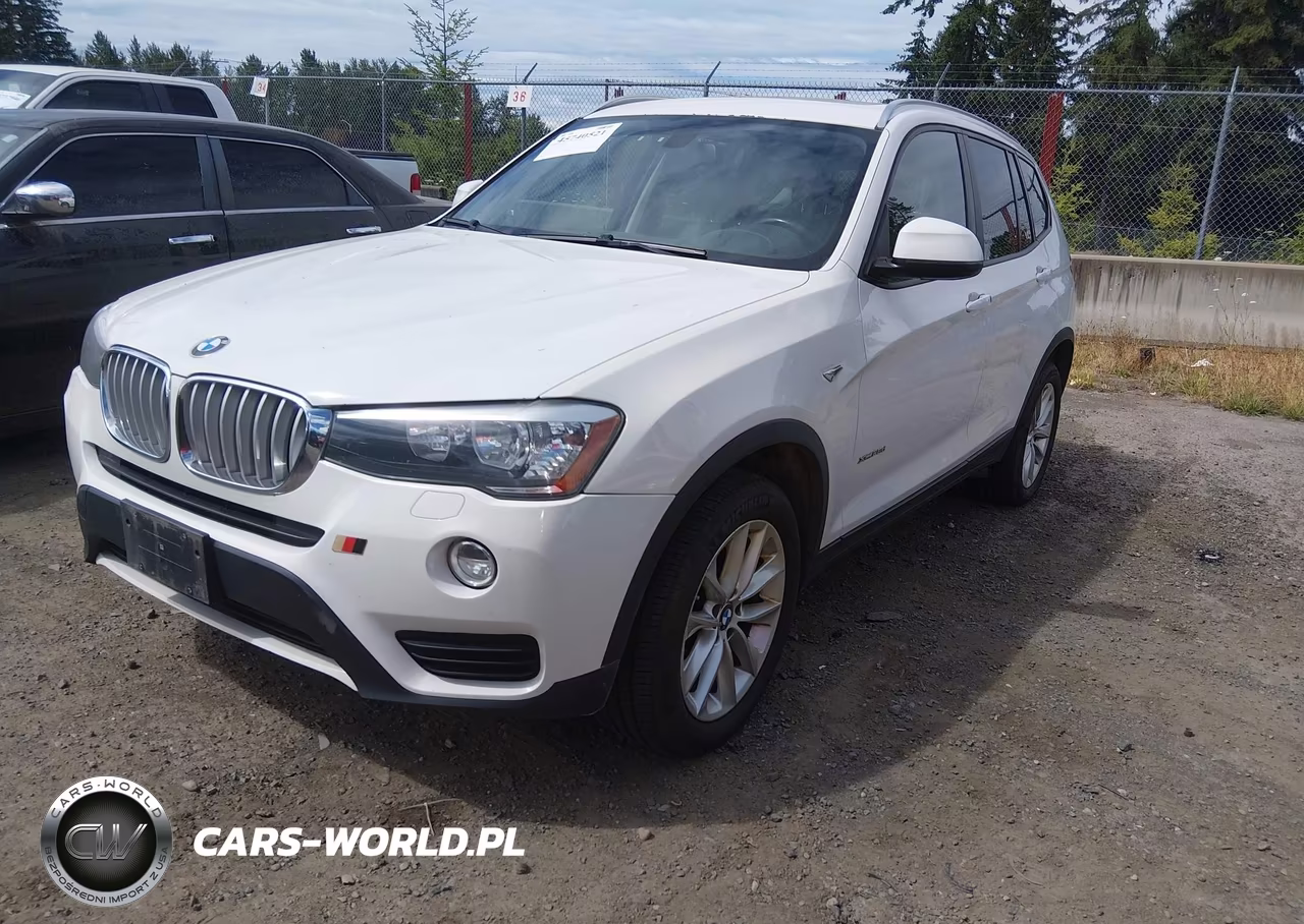 2015 BMW X3 xDrive28D VIN:5UXWY3C59F0E95367 - 2