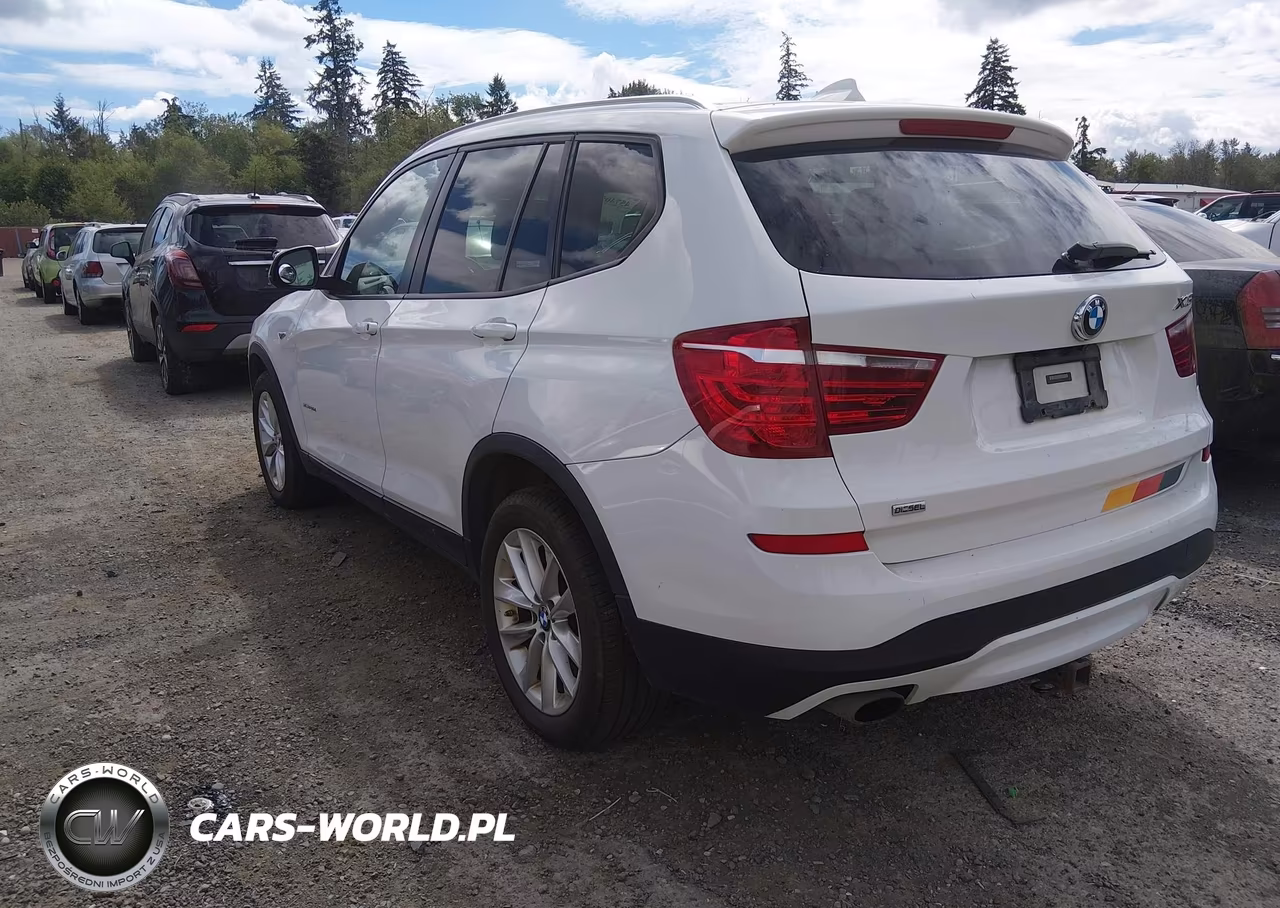 2015 BMW X3 xDrive28D VIN:5UXWY3C59F0E95367 - 3