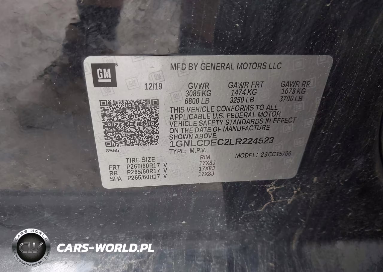 2020 Chevrolet Tahoe 2Wd Commercial Fleet VIN:1GNLCDEC2LR224523 - 9
