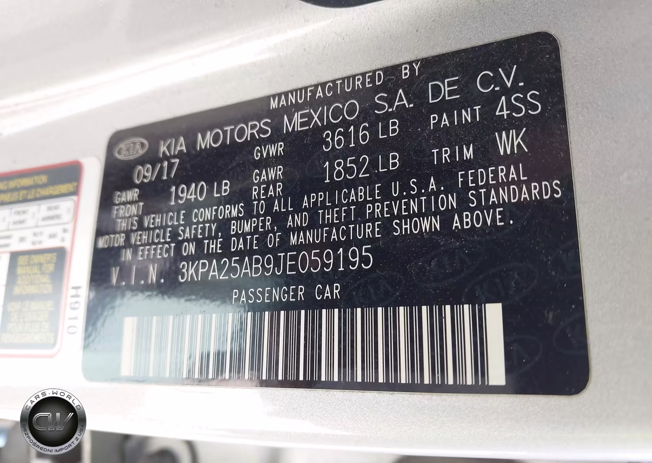 2018 Kia Rio S VIN:3KPA25AB9JE059195 - 9