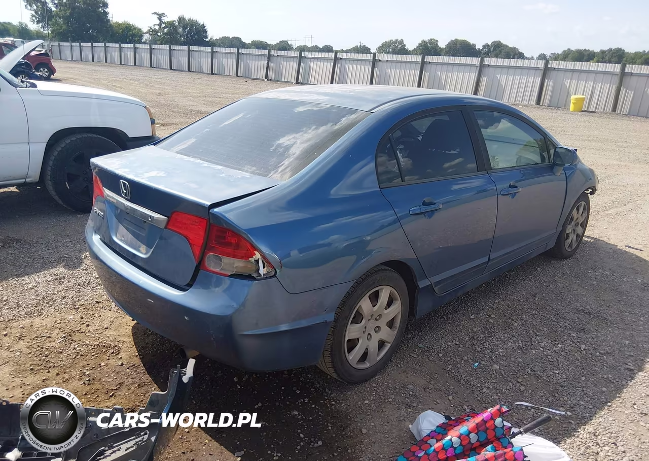 2011 Honda Civic Lx VIN:19XFA1F51BE037696 - 4