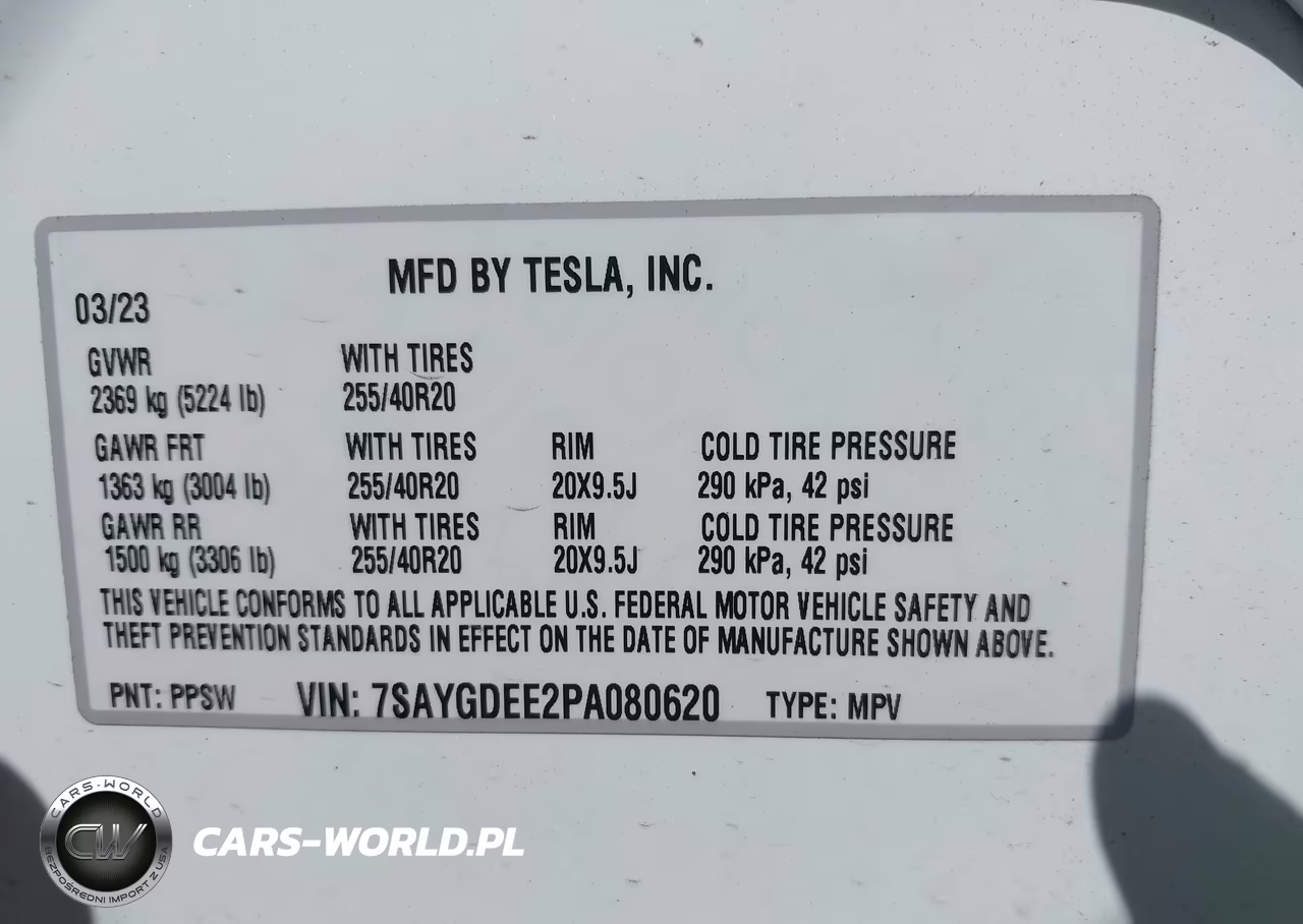 2023 Tesla Model Y Awd-Long Range Dual Motor All-Wheel Drive VIN:7SAYGDEE2PA080620 - 9