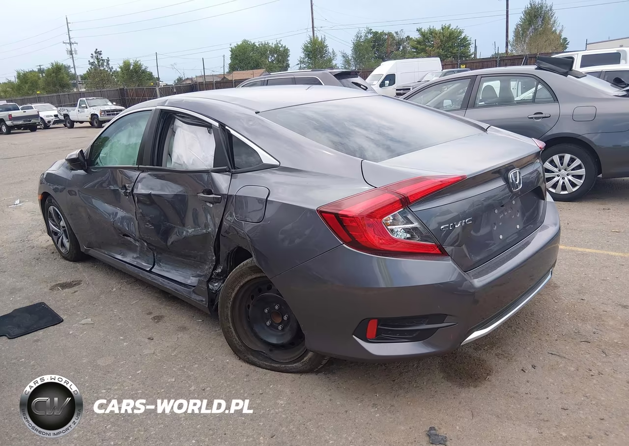 2020 Honda Civic Lx VIN:19XFC2F62LE210295 - 3