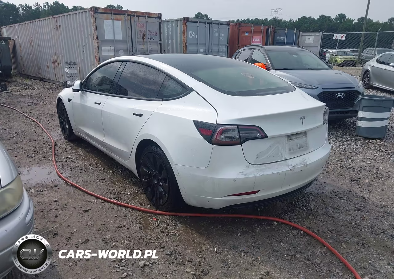 2021 Tesla Model 3 Standard Range Plus Rear-Wheel Drive VIN:5YJ3E1EA0MF919316 - 3