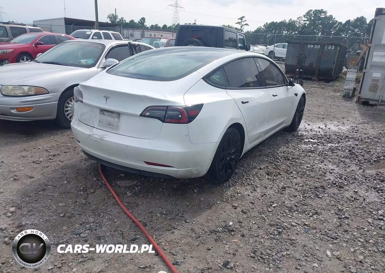 2021 Tesla Model 3 Standard Range Plus Rear-Wheel Drive VIN:5YJ3E1EA0MF919316 - 4