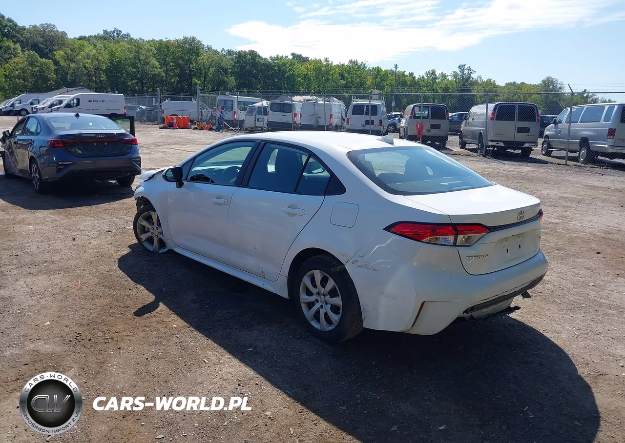 2022 Toyota Corolla Le VIN:5YFEPMAE4NP355950 - 3