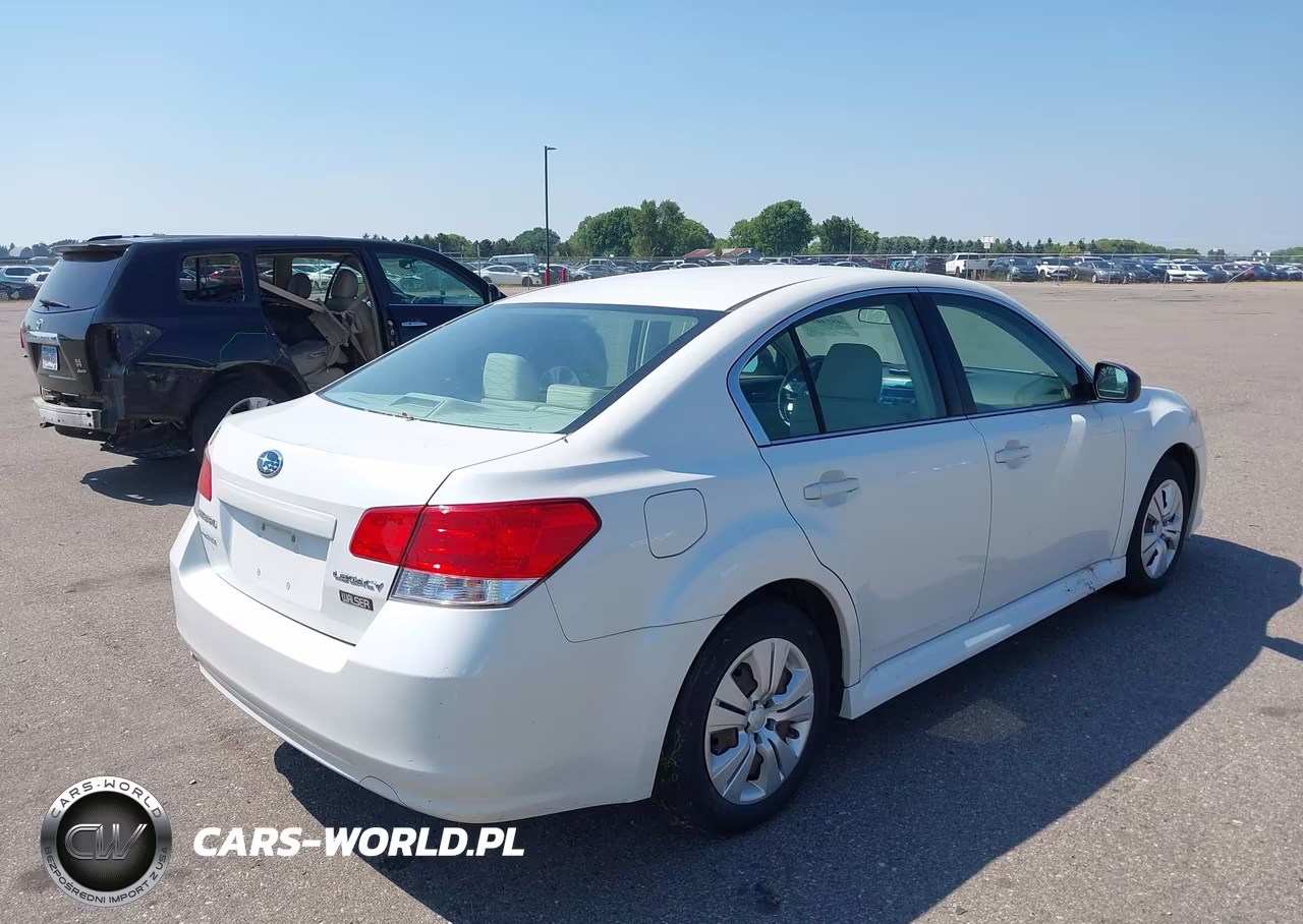 2011 Subaru Legacy 2.5I VIN:4S3BMAA67B1229164 - 4