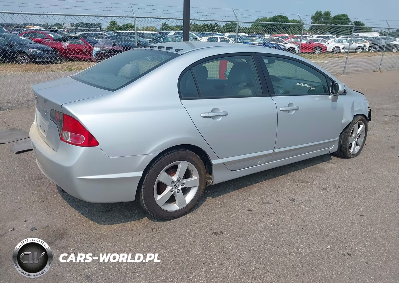 2007 Honda Civic Lx VIN:1HGFA165X7L075640 - 4