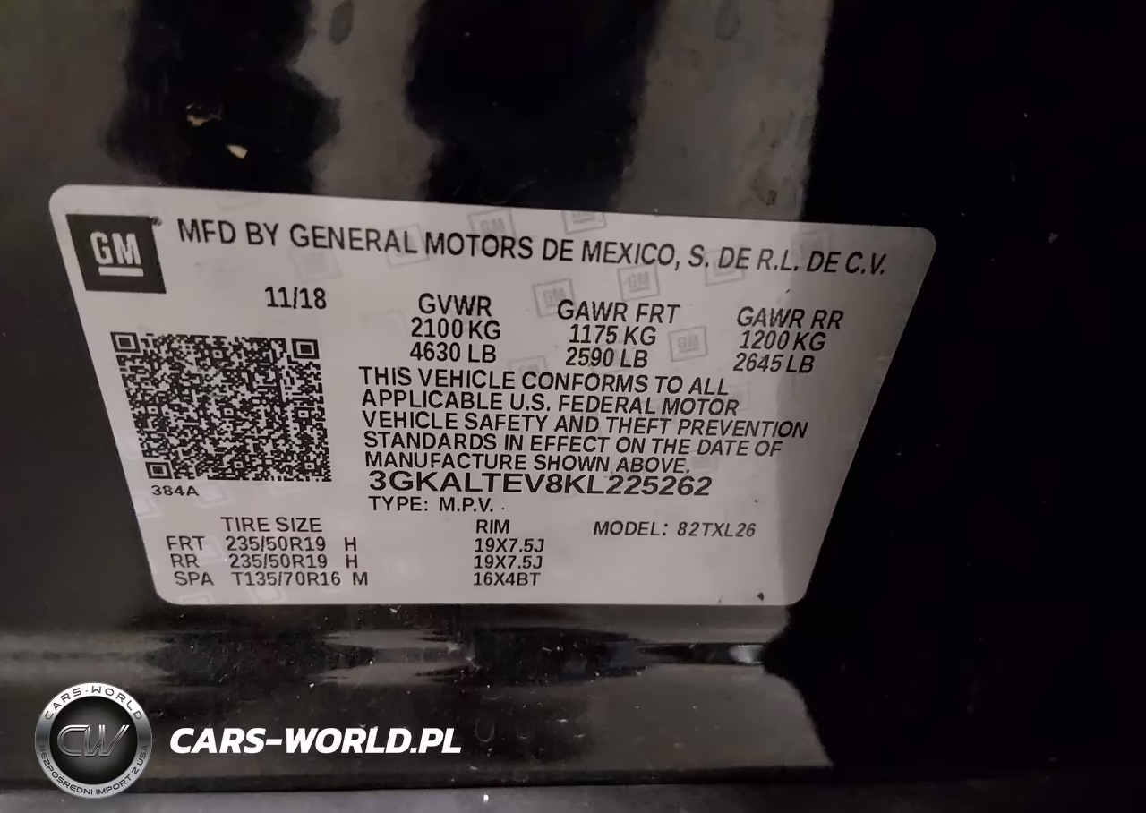 2019 GMC Terrain Sle VIN:3GKALTEV8KL225262 - 9