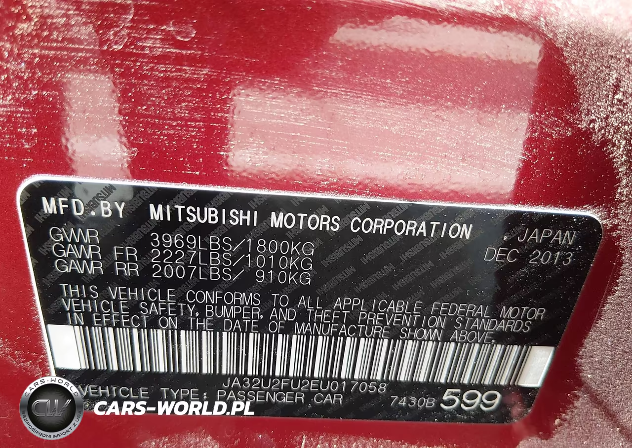 2014 Mitsubishi Lancer Es VIN:JA32U2FU2EU017058 - 9