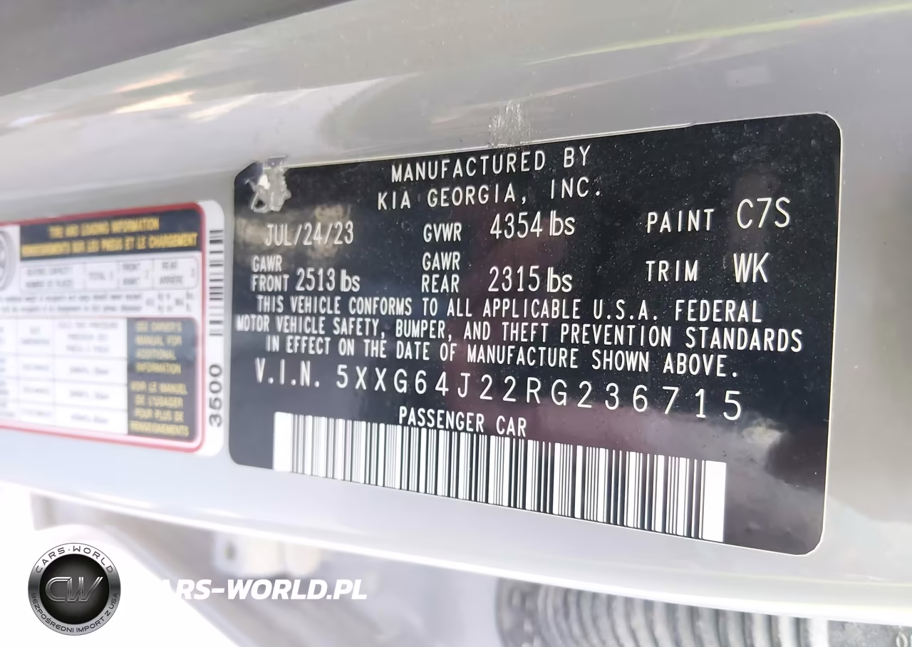 2024 Kia K5 Gt-Line VIN:5XXG64J22RG236715 - 9