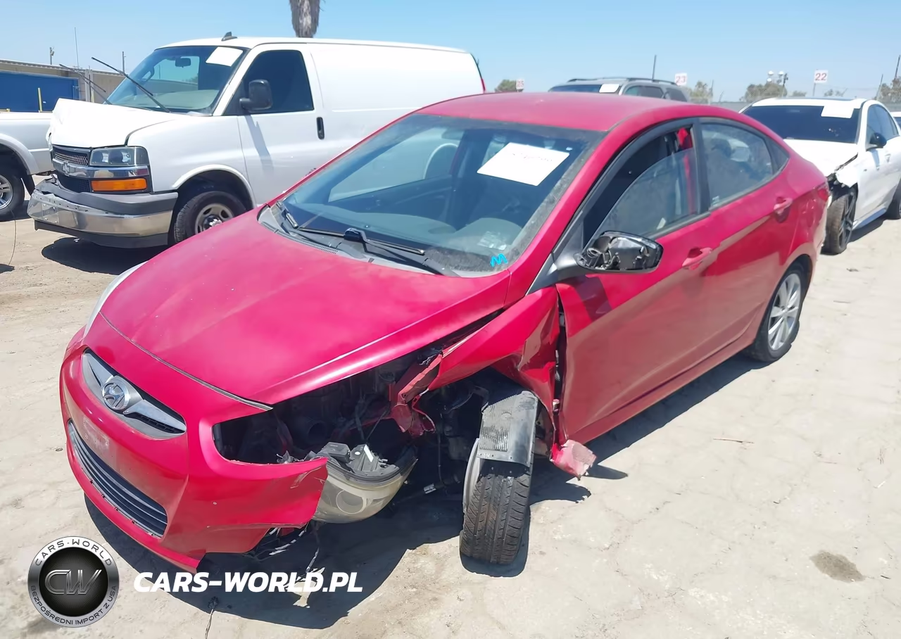 2014 Hyundai Accent Gls VIN:KMHCU4AE0EU624542 - 2