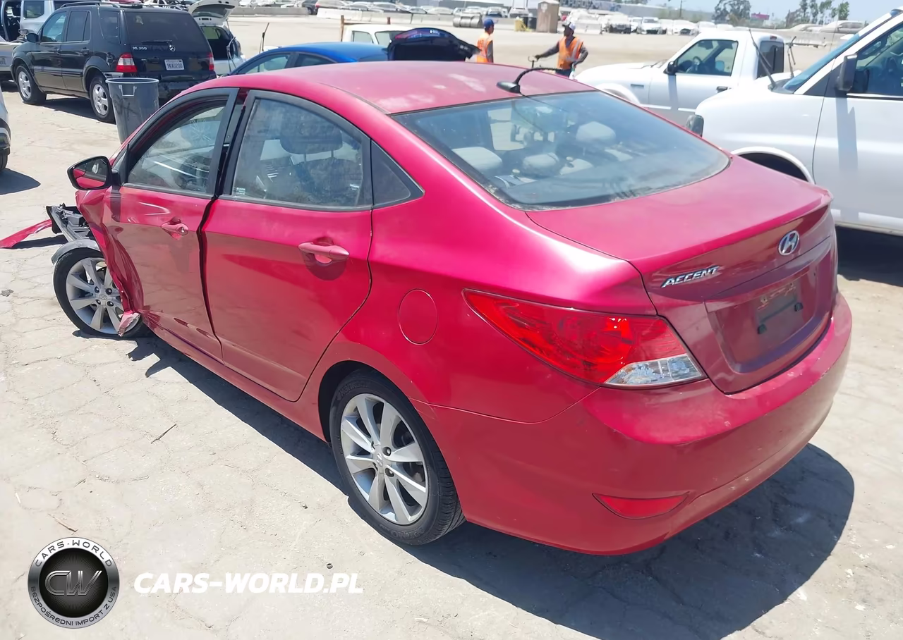 2014 Hyundai Accent Gls VIN:KMHCU4AE0EU624542 - 3