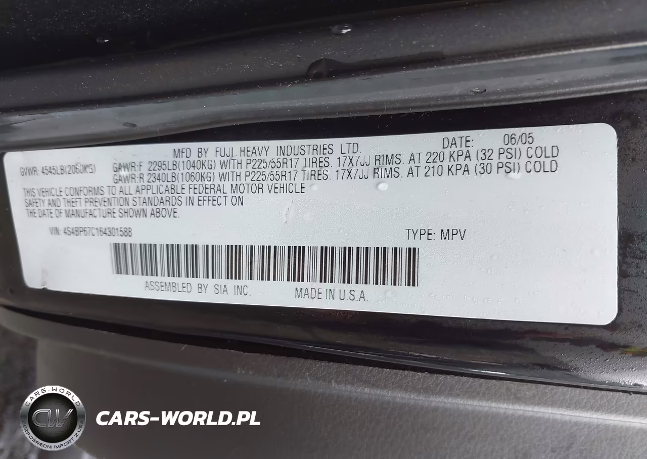 2006 Subaru Outback 2.5Xt-2.5Xt Limited VIN:4S4BP67C164301588 - 9