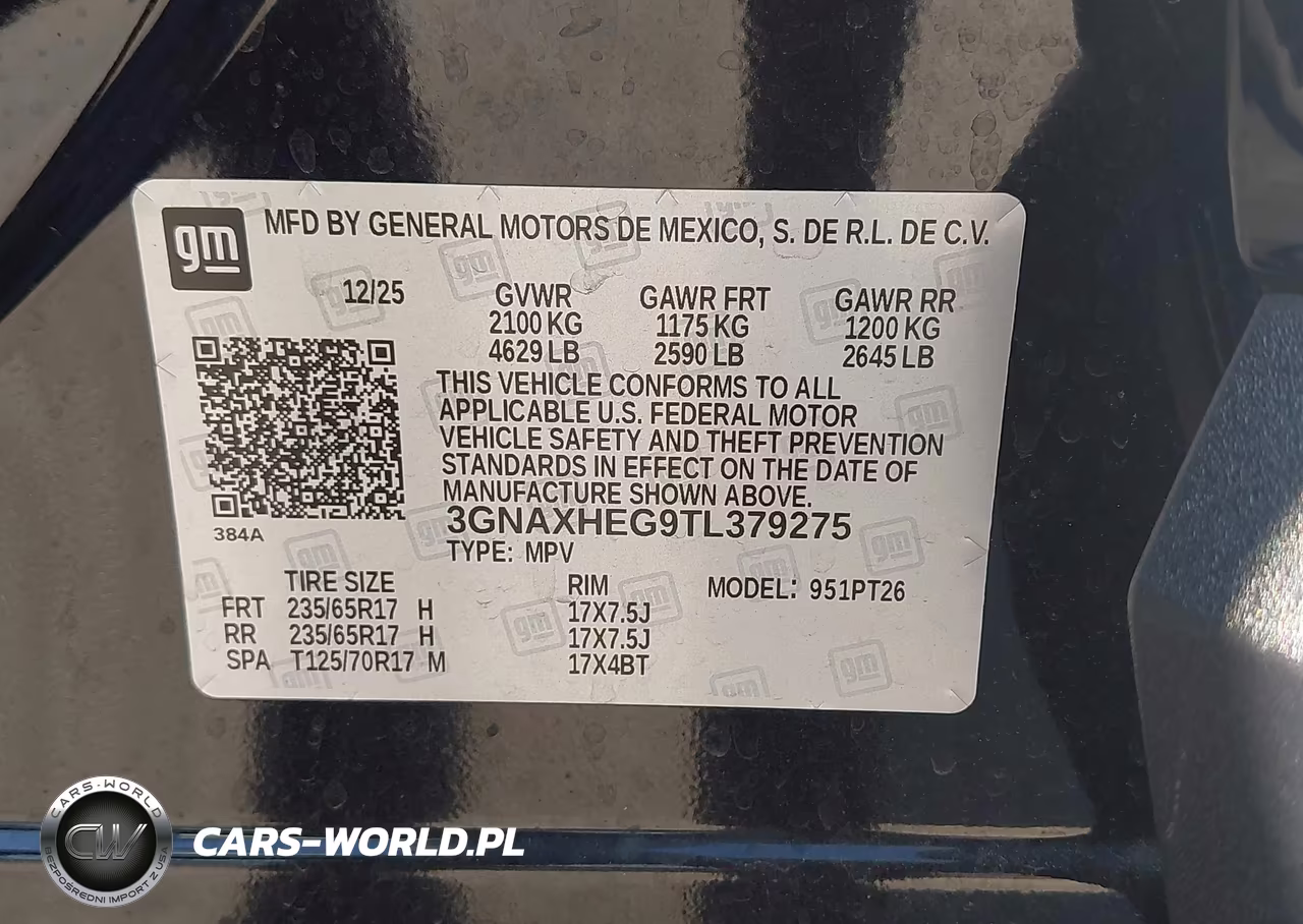 2026 Chevrolet Equinox Fwd Lt VIN:3GNAXHEG9TL379275 - 9