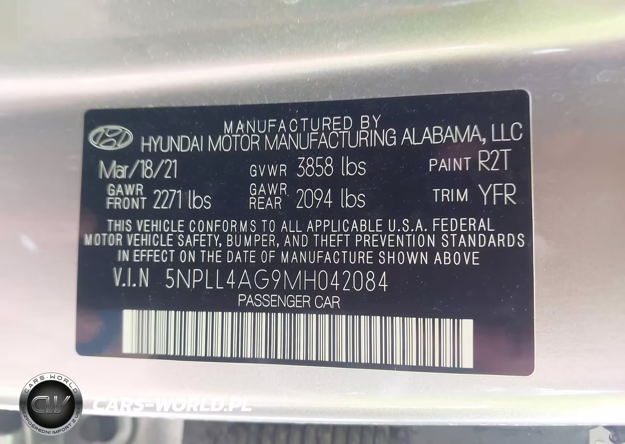 2021 Hyundai Elantra Se VIN:5NPLL4AG9MH042084 - 9