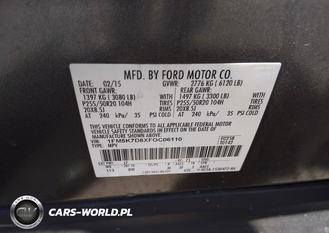 2015 Ford Explorer Xlt VIN:1FM5K7D8XFGC06110 - 9