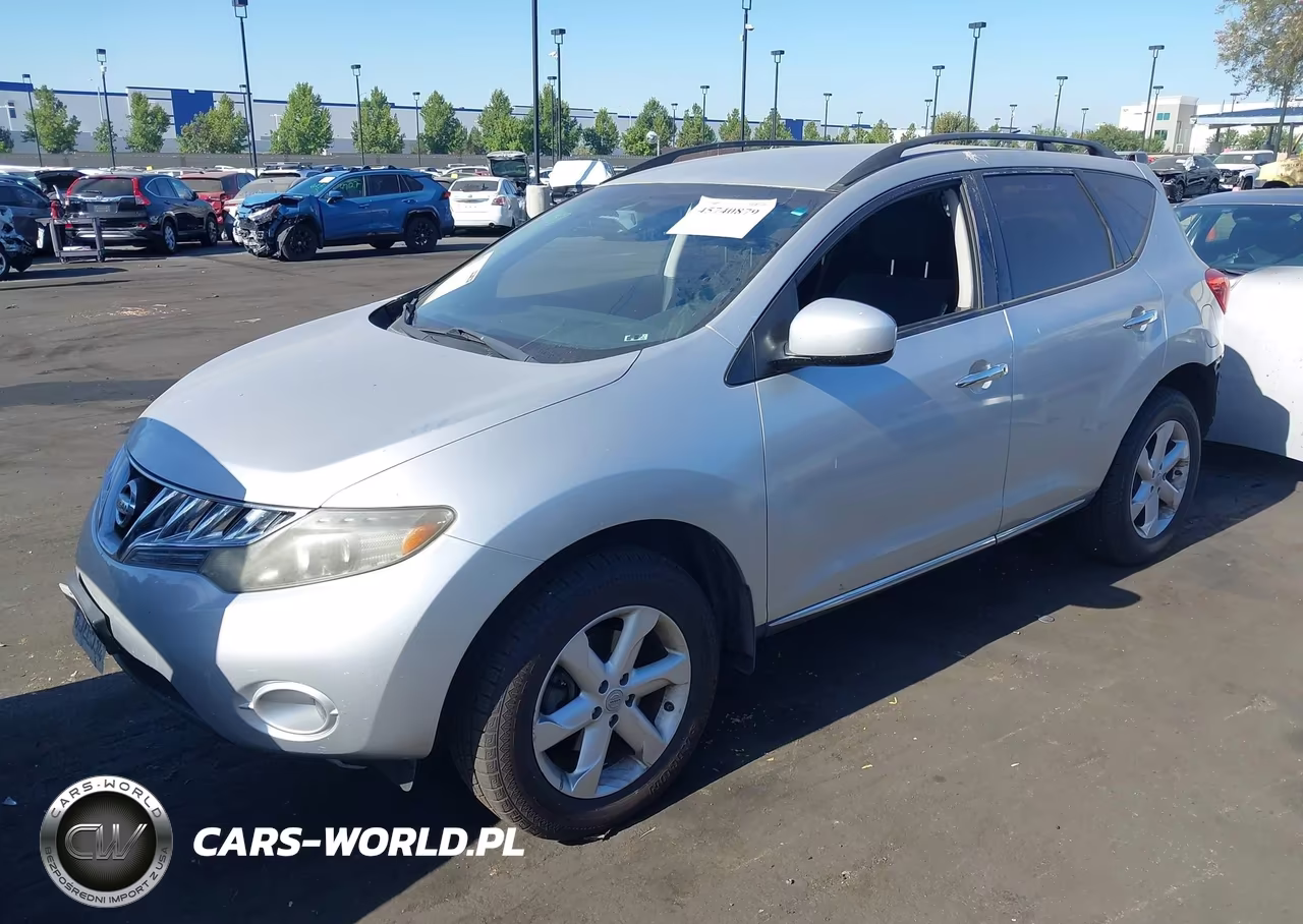 2009 Nissan Murano S VIN:JN8AZ18U69W102005 - 2