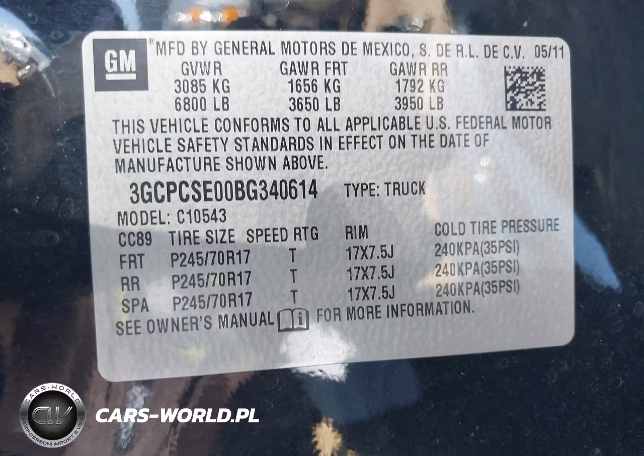 2011 Chevrolet Silverado 1500 Lt VIN:3GCPCSE00BG340614 - 9