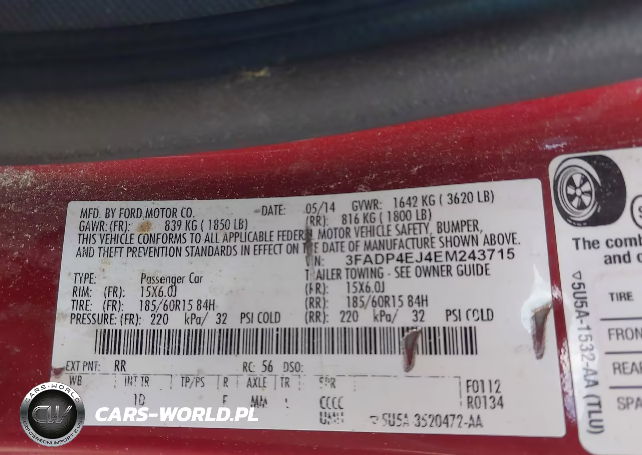 2014 Ford Fiesta Se VIN:3FADP4EJ4EM243715 - 9