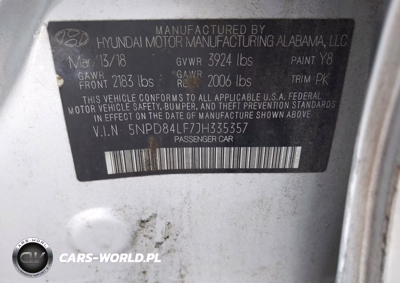 2018 Hyundai Elantra Sel VIN:5NPD84LF7JH335357 - 9