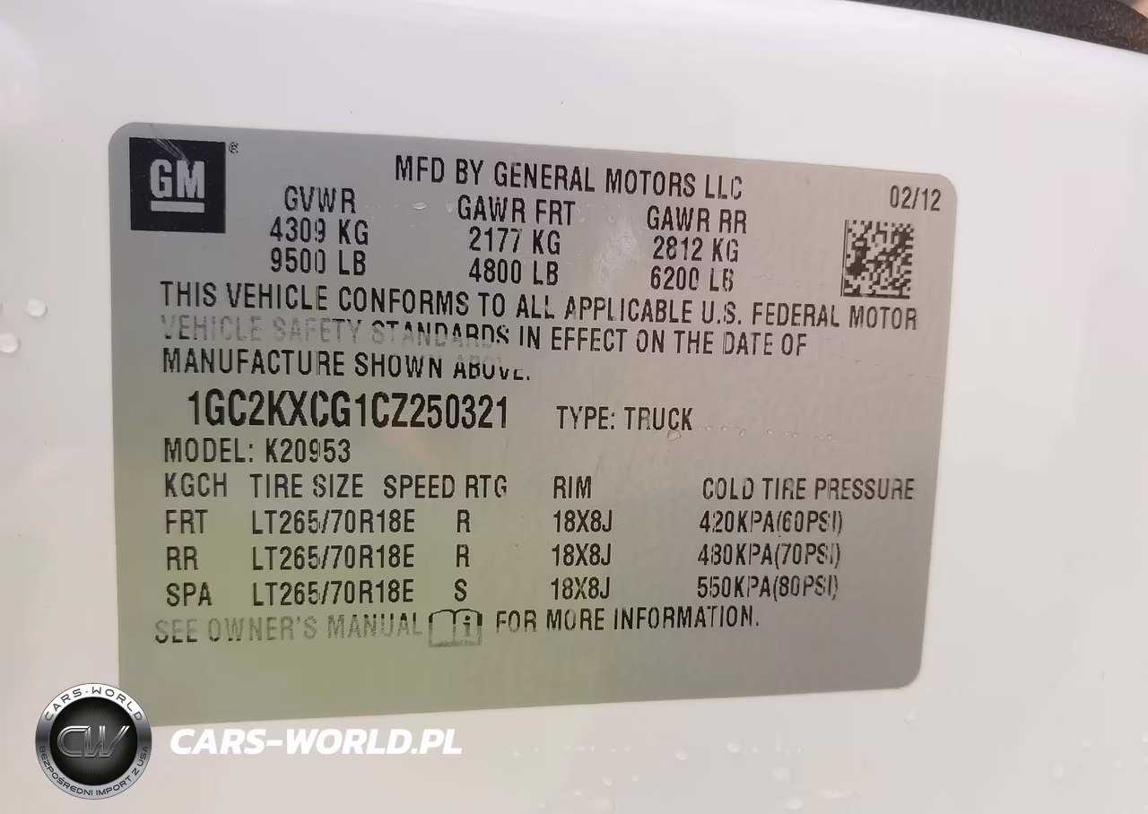 2012 Chevrolet Silverado 2500Hd Lt VIN:1GC2KXCG1CZ250321 - 9