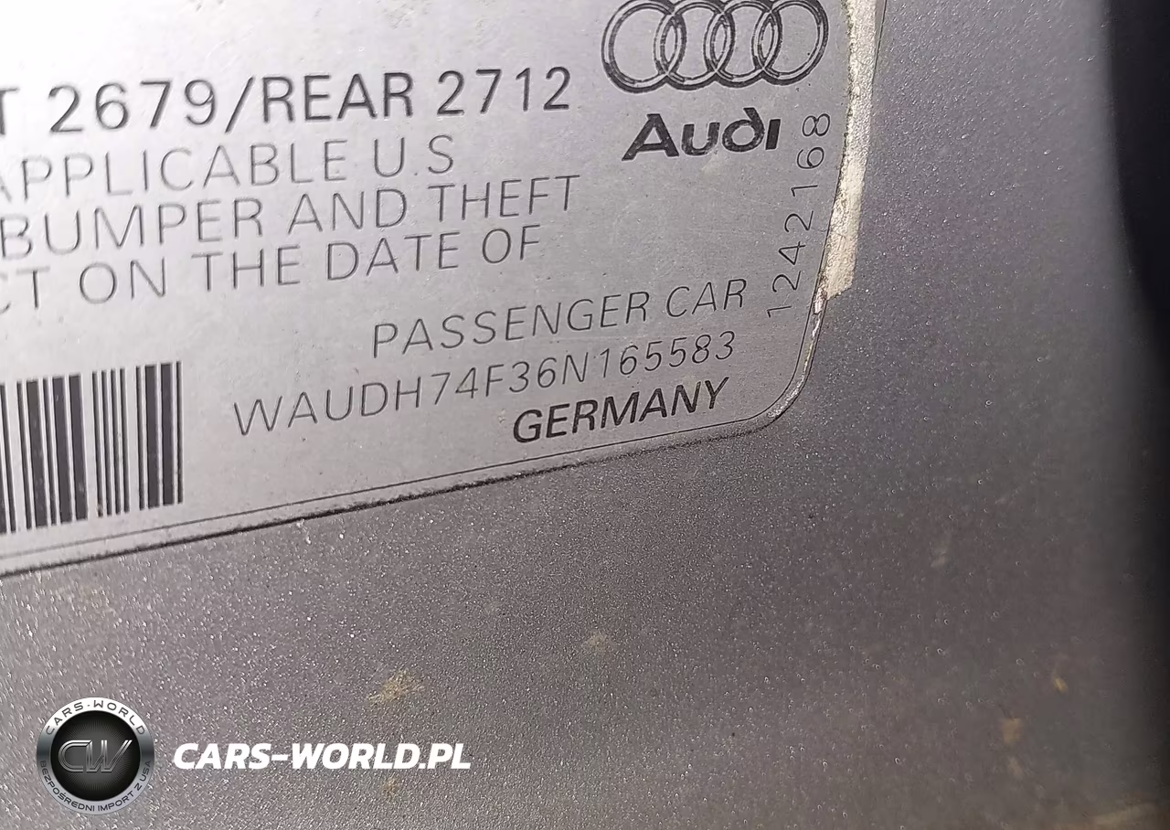 2006 Audi A6 3.2 VIN:WAUDH74F36N165583 - 9