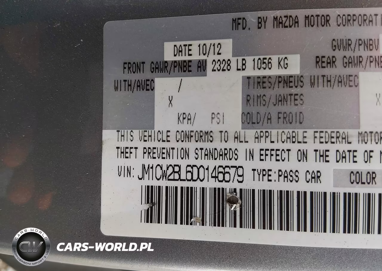 2013 Mazda Mazda5 Sport VIN:JM1CW2BL6D0146679 - 9