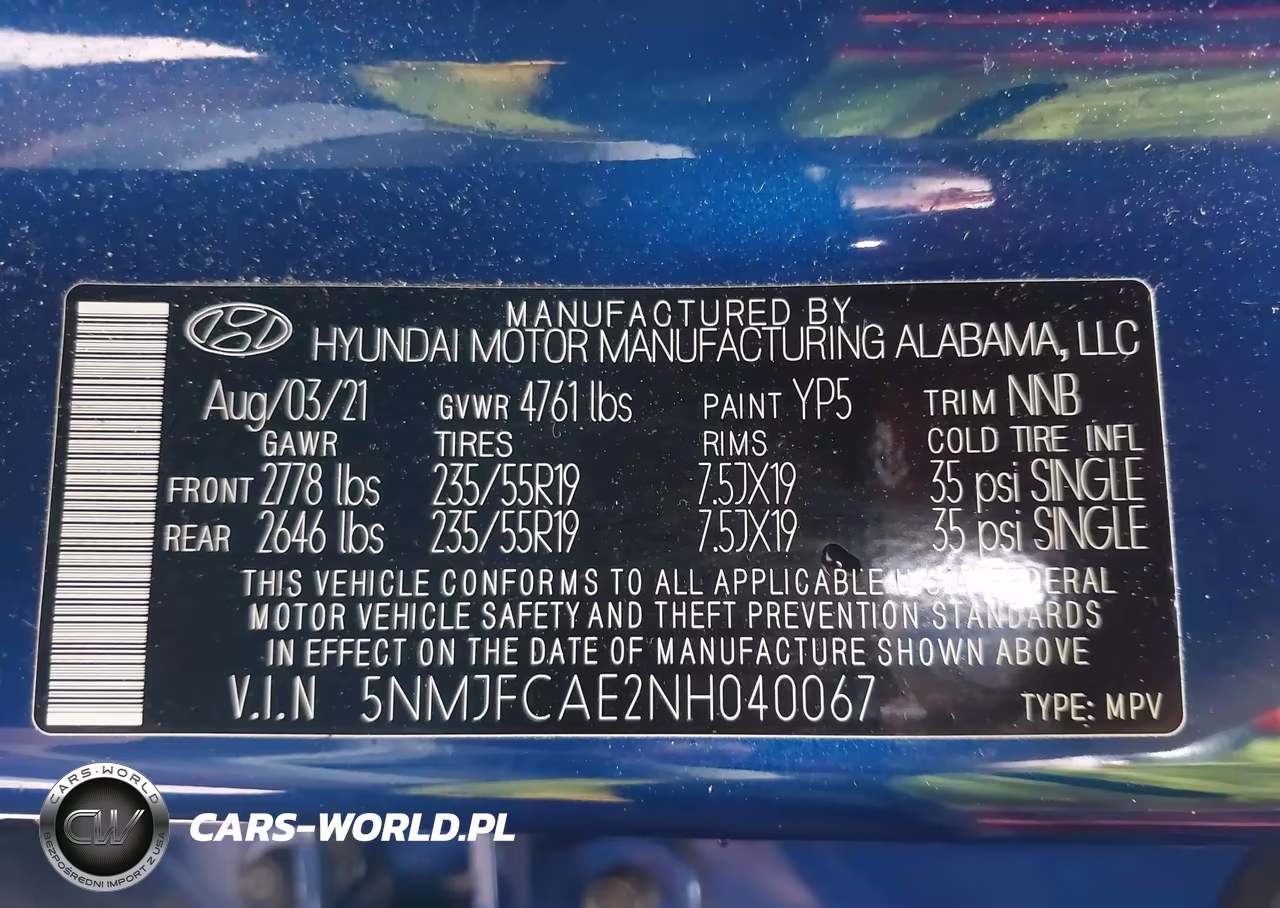 2022 Hyundai Tucson Sel VIN:5NMJFCAE2NH040067 - 9