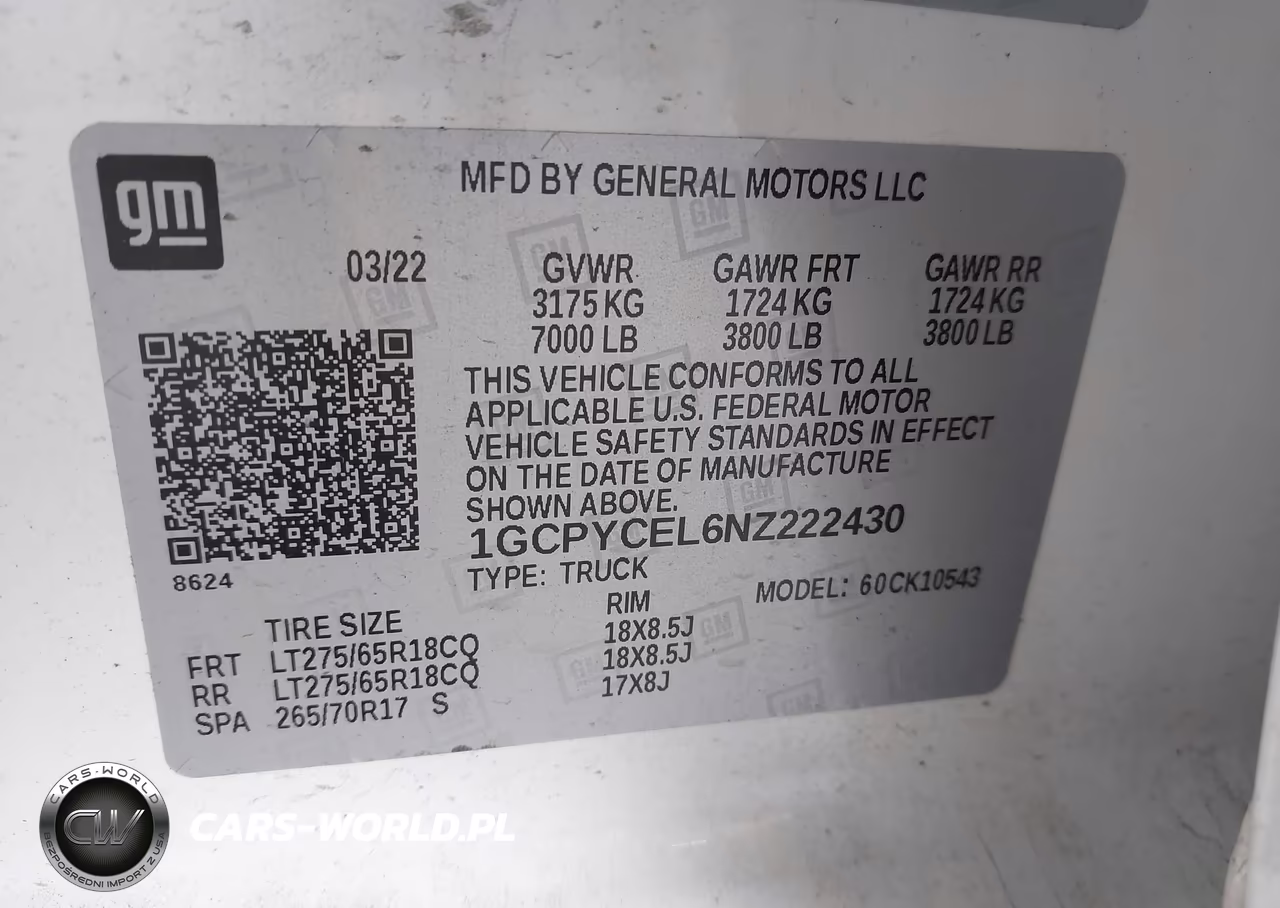 2022 Chevrolet Silverado 1500 Ltd 4Wd Short Bed Custom Trail Boss VIN:1GCPYCEL6NZ222430 - 9