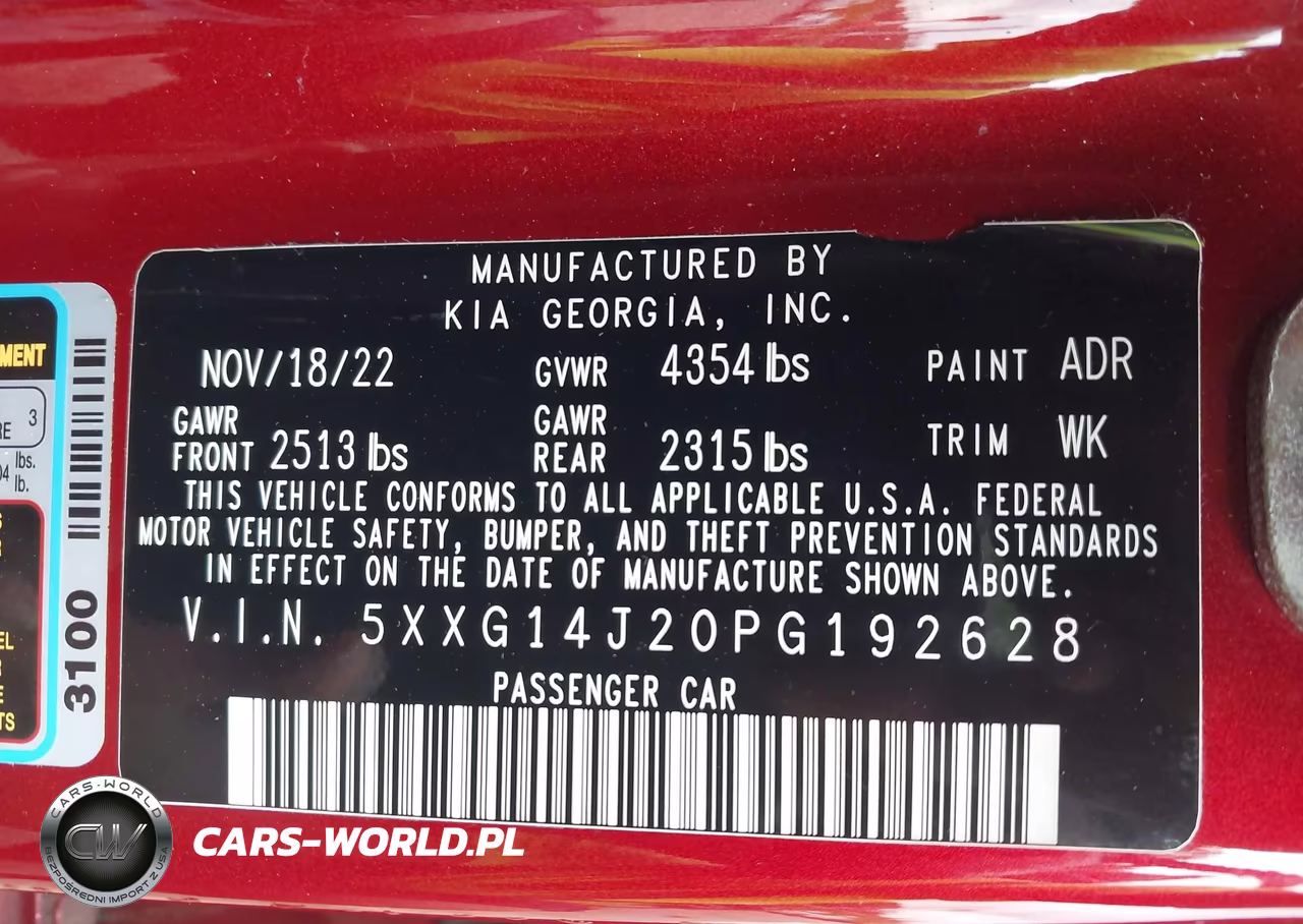 2023 Kia K5 Lxs VIN:5XXG14J20PG192628 - 9