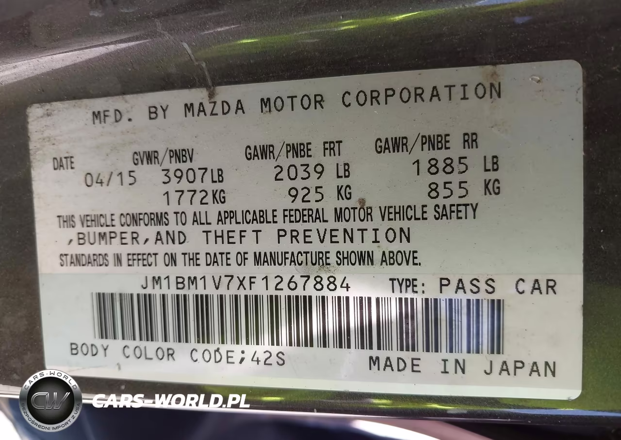 2015 Mazda Mazda3 I Touring VIN:JM1BM1V7XF1267884 - 9