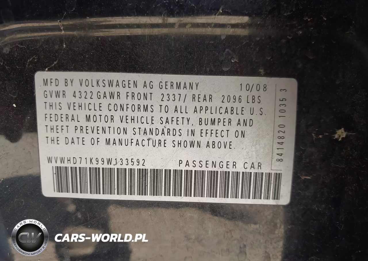 2009 Volkswagen Gti 4-Door VIN:WVWHD71K99W133592 - 9