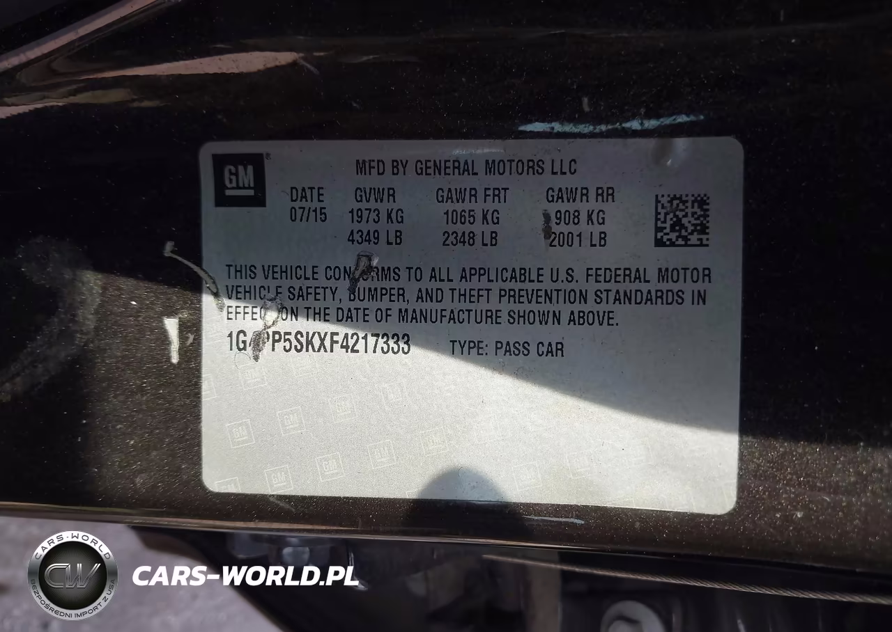 2015 Buick Verano VIN:1G4PP5SKXF4217333 - 9