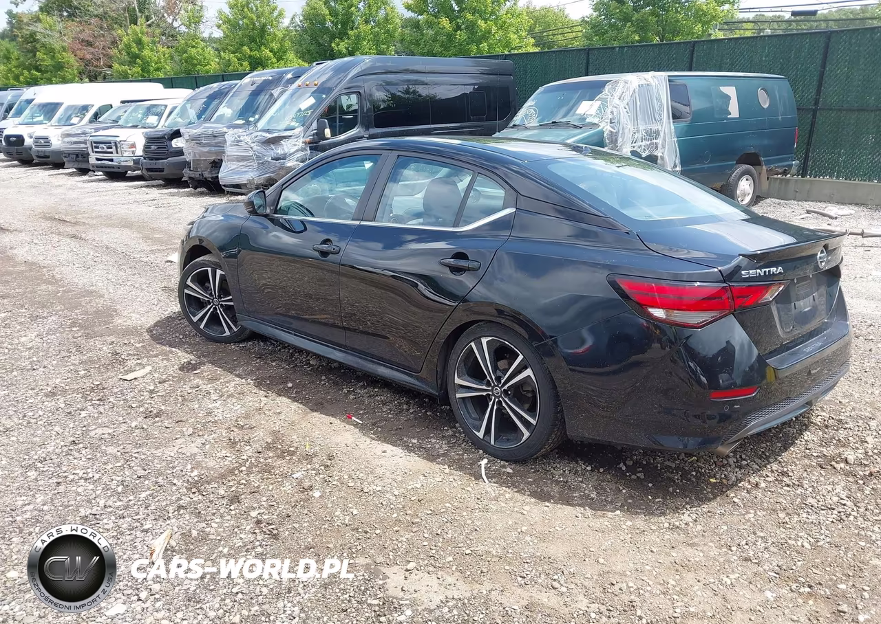 2021 Nissan Sentra Sr Xtronic Cvt VIN:3N1AB8DV0MY312577 - 3
