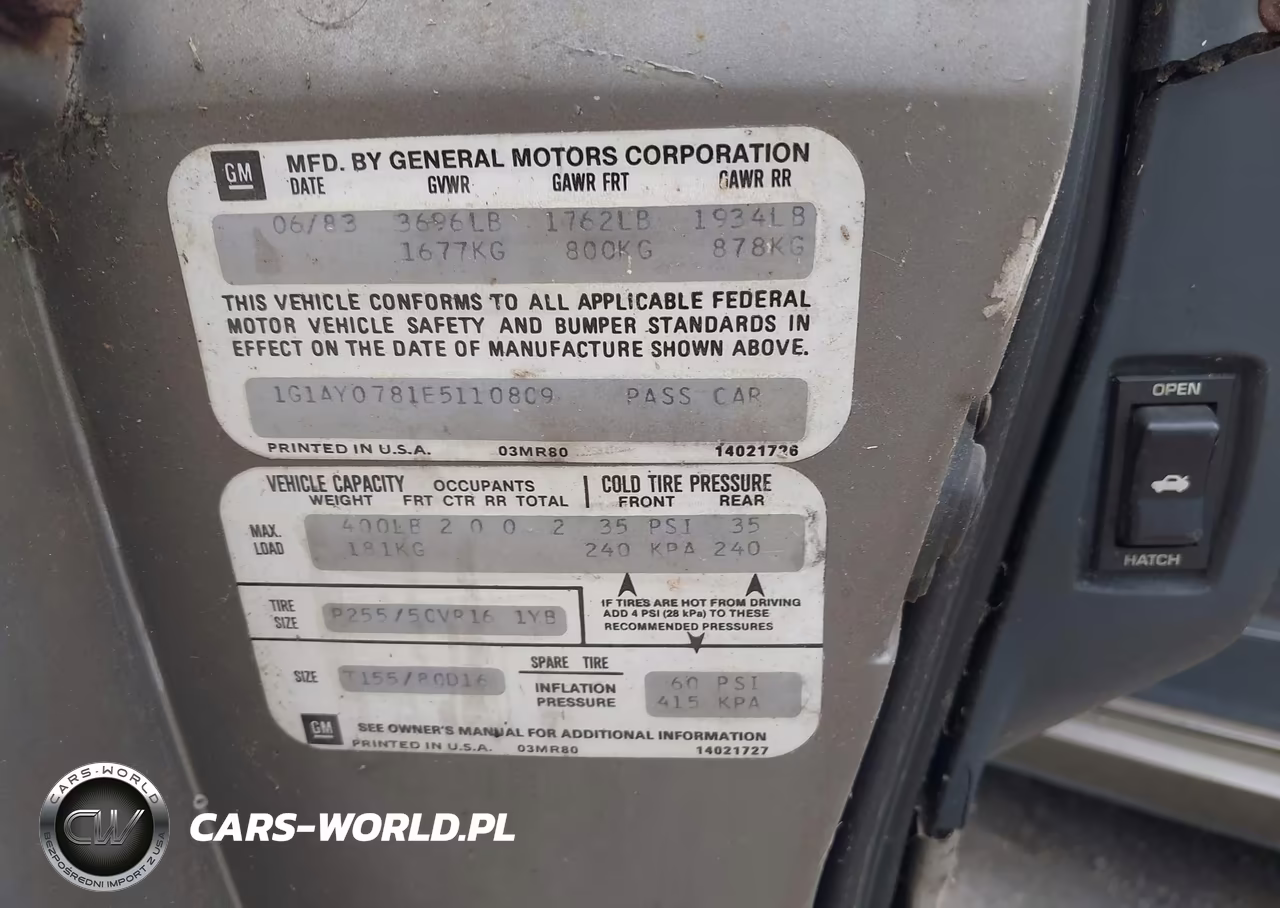1984 Chevrolet Corvette VIN:1G1AY0781E5110809 - 9